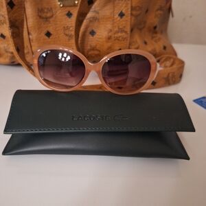 Lacoste Women's Peach Sunglasses